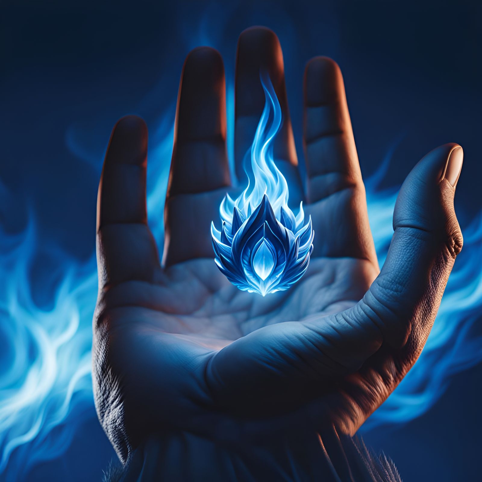 Essence of Blue Flame