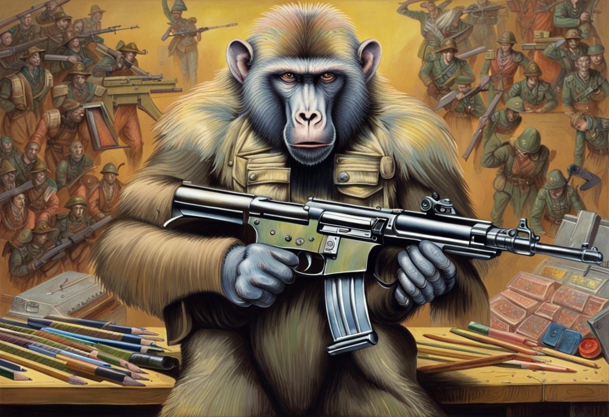 Dessert Commando Baboon