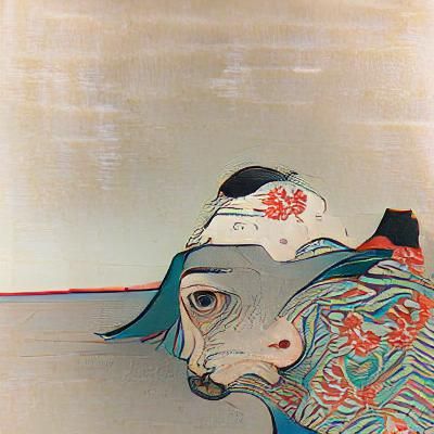 Mysterious Figure in Ukiyo-e Style