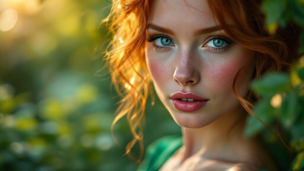 Ginger Goddess in Golden Hour