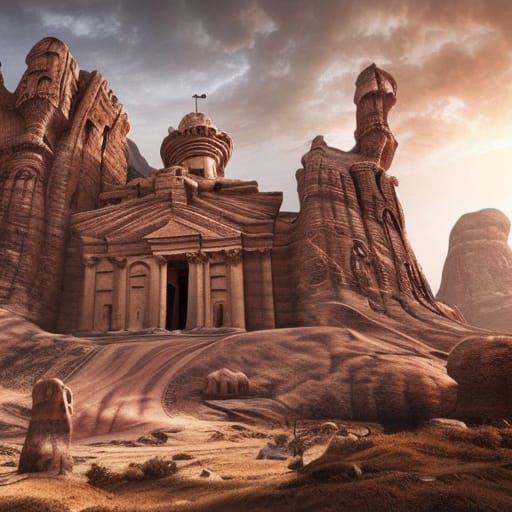 Castle in Petra