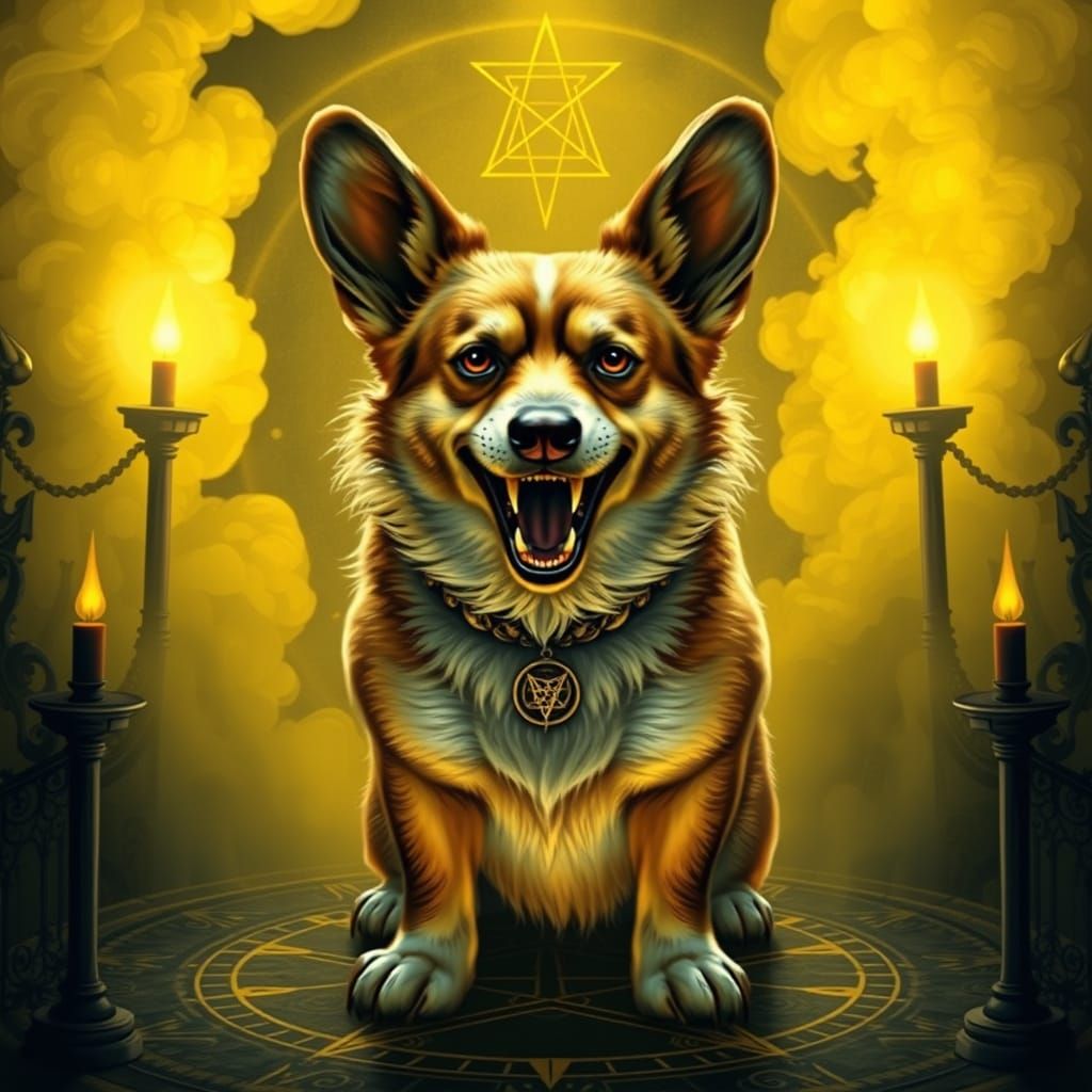 Corgi Aleister Crowley in Occult Ritual