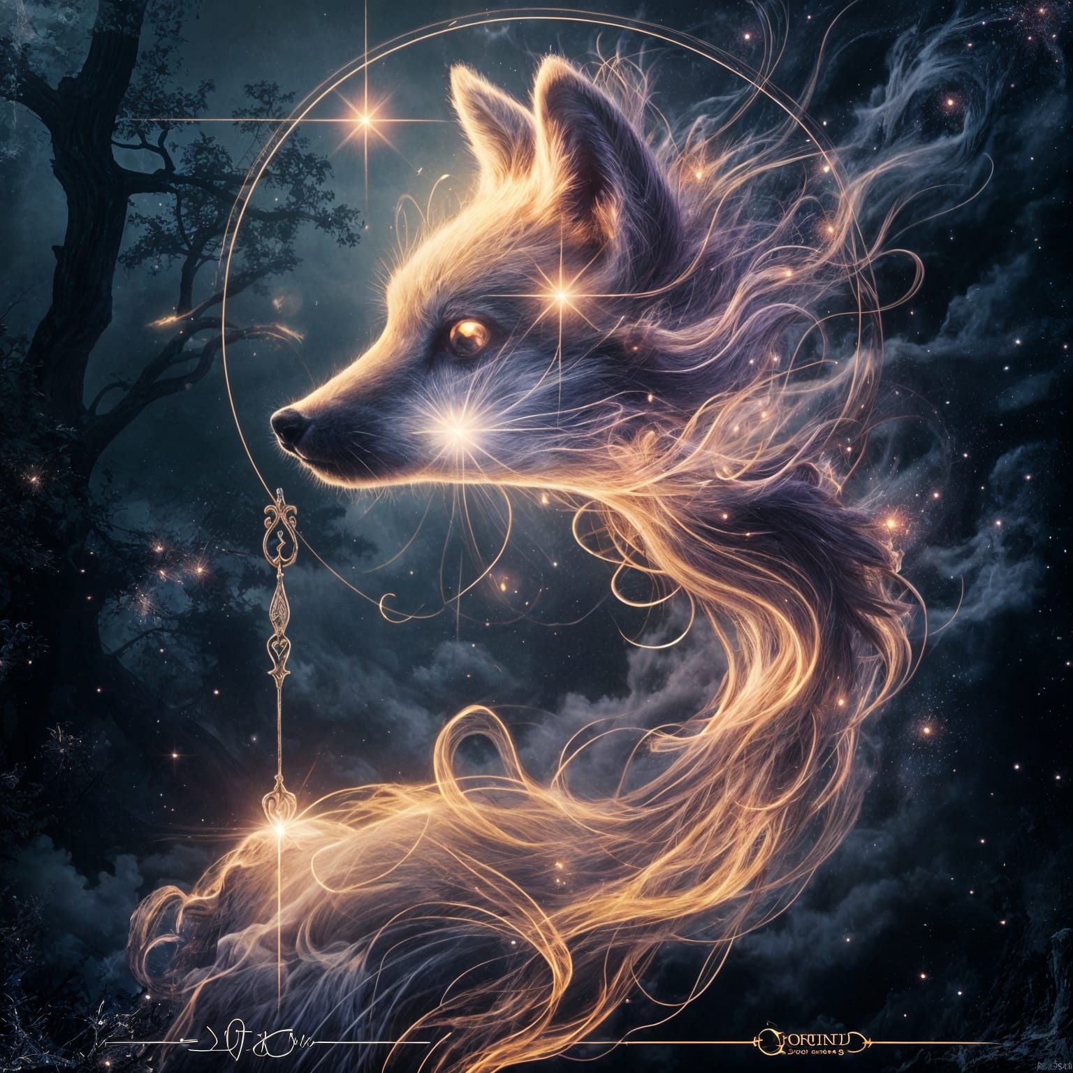 Mystical Encounter in a Geometric Realm