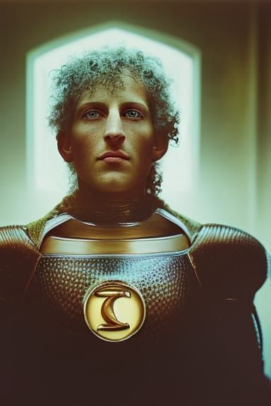 Broly Portrait in Hyperrealism with Shadow Depth