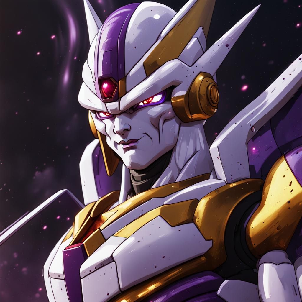 Frieza as Gundam: Dark Fantasy Concept Art