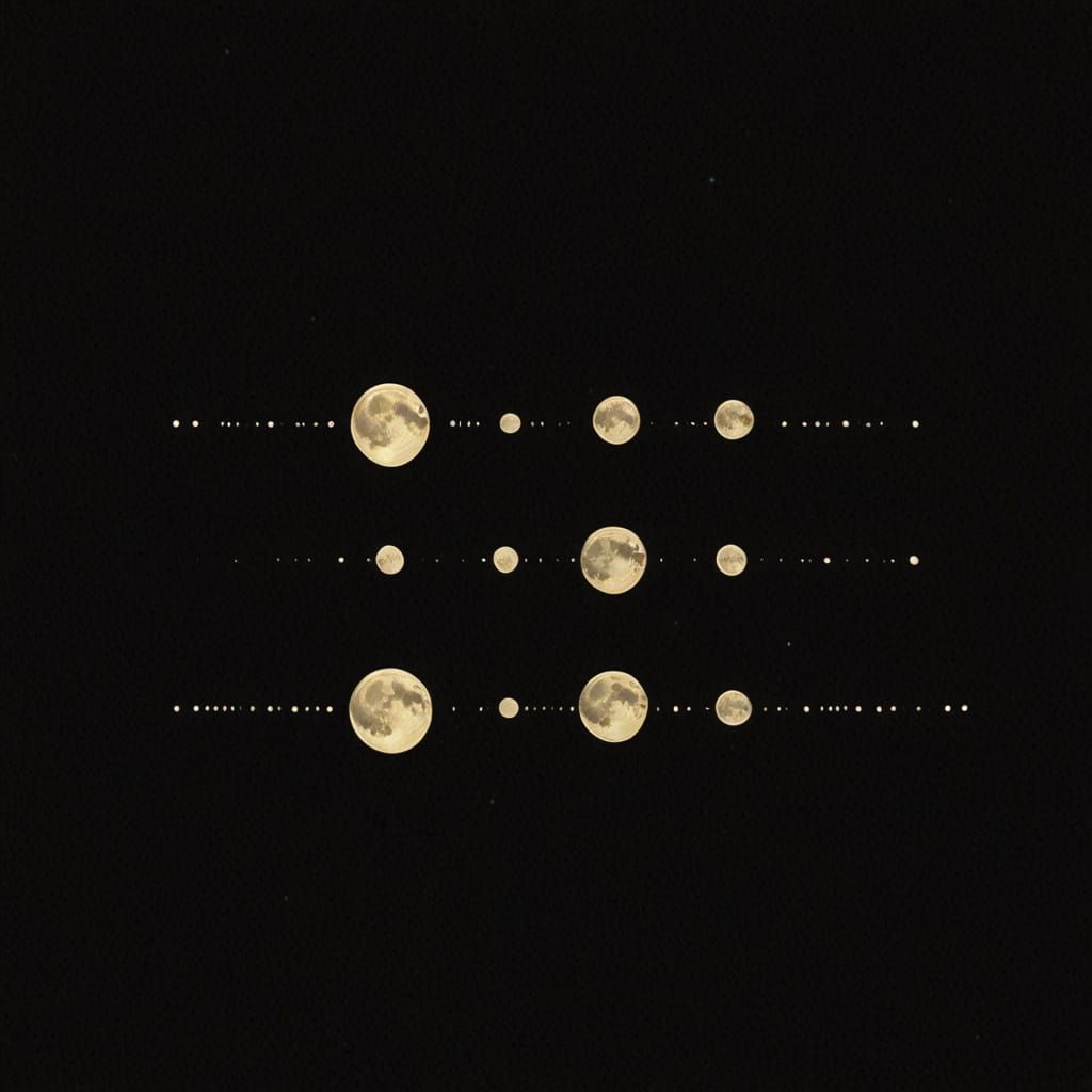 Three Moons Transmit Message in Morse Code
