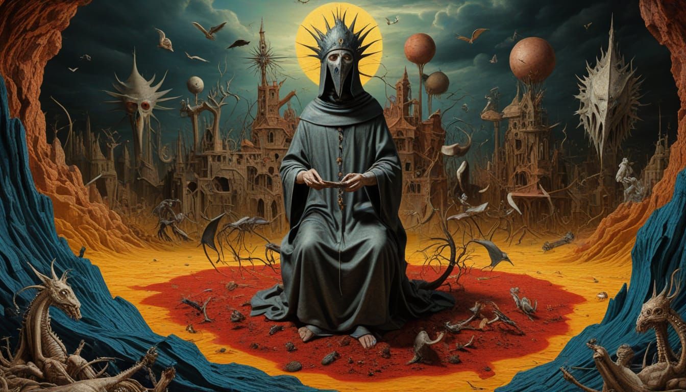 Saint Anthony's Surreal Descent into Bizarre Beauty