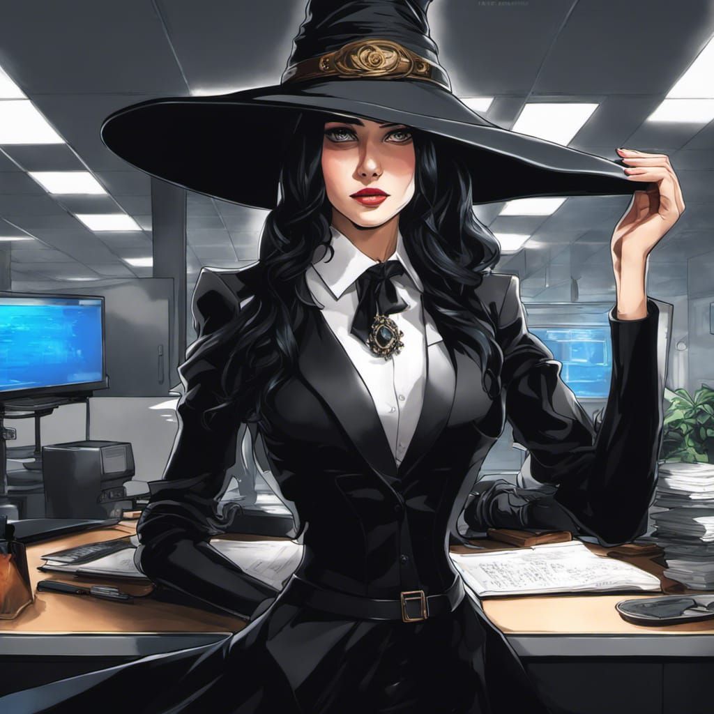 Anime Witch CEO in Office