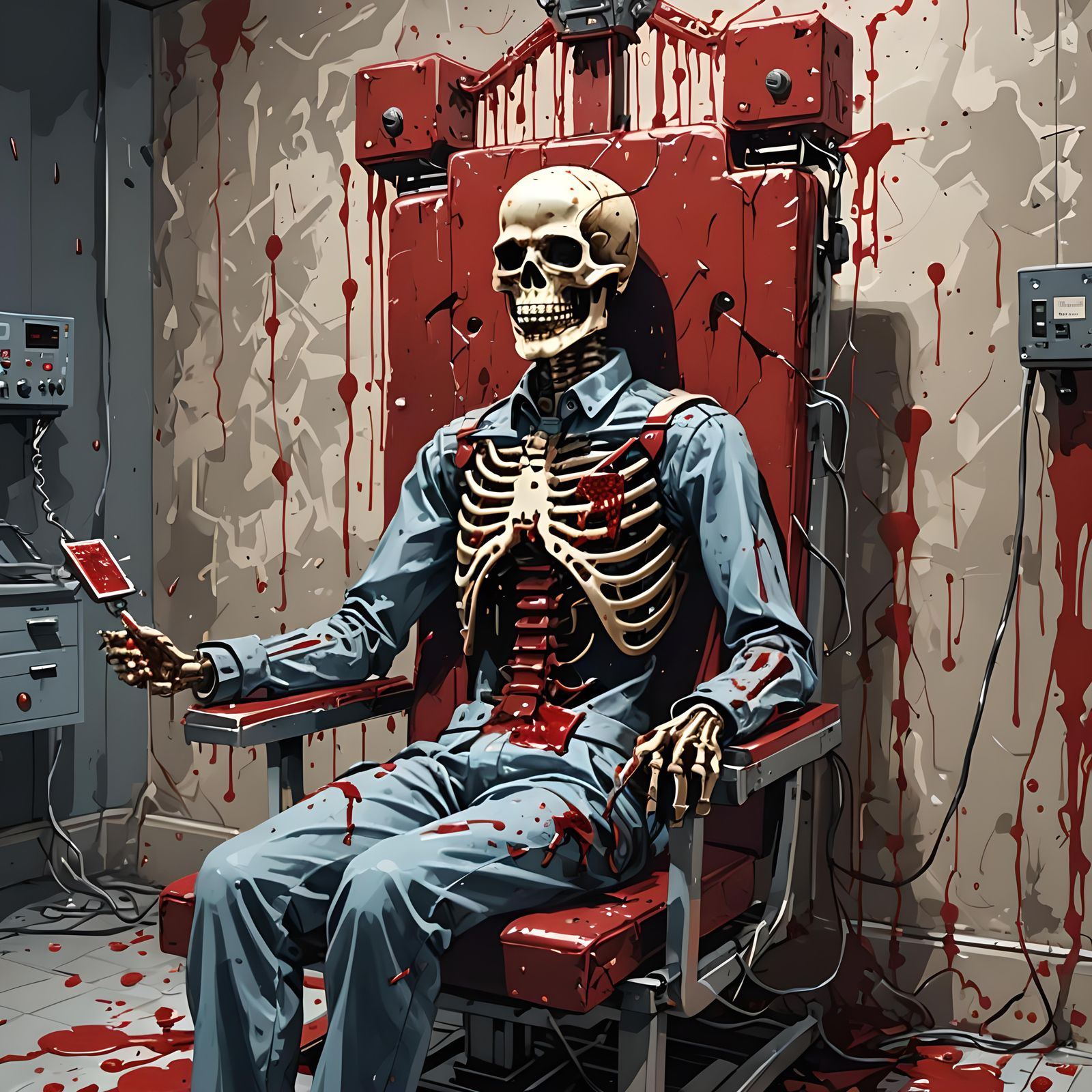 Postmodern Metallic Skeleton Executes Prisoner