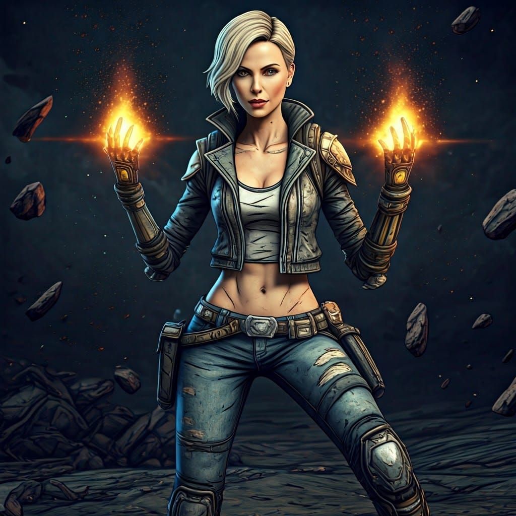 Charlize Theron as Maya from Borderlands