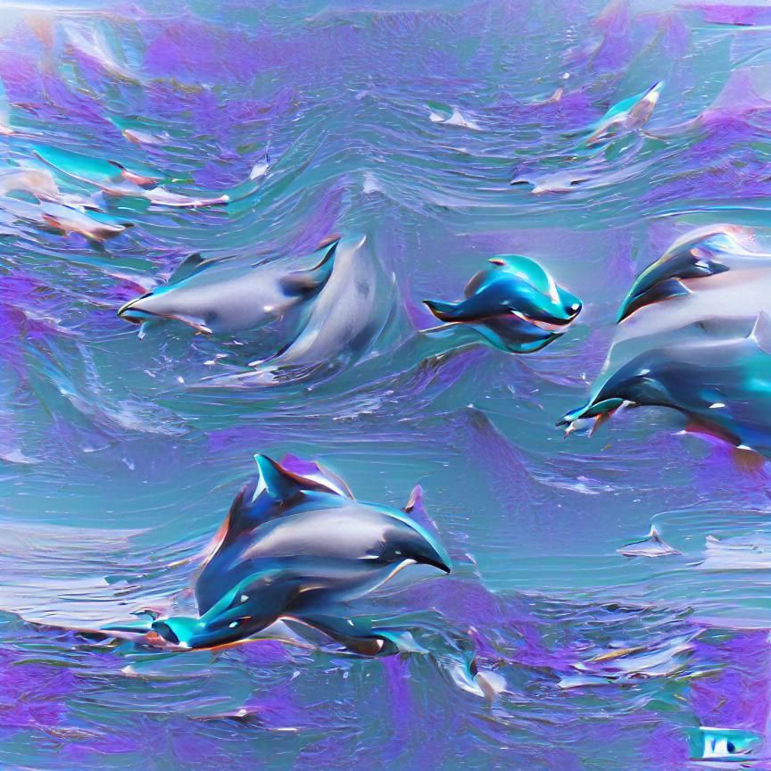 Dolphin Swimming Underwater in 8K