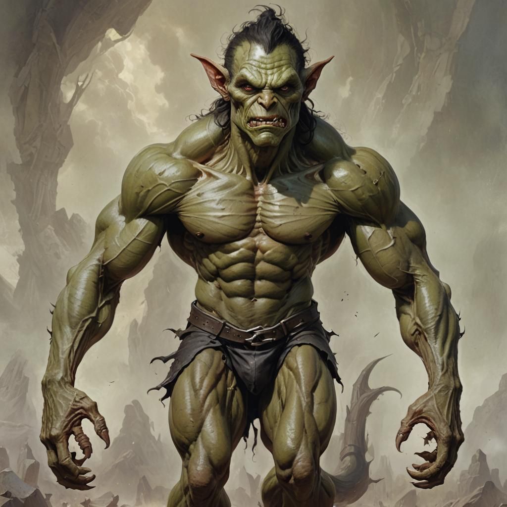 Alluring Twisted Goblin: A Grotesque Beauty