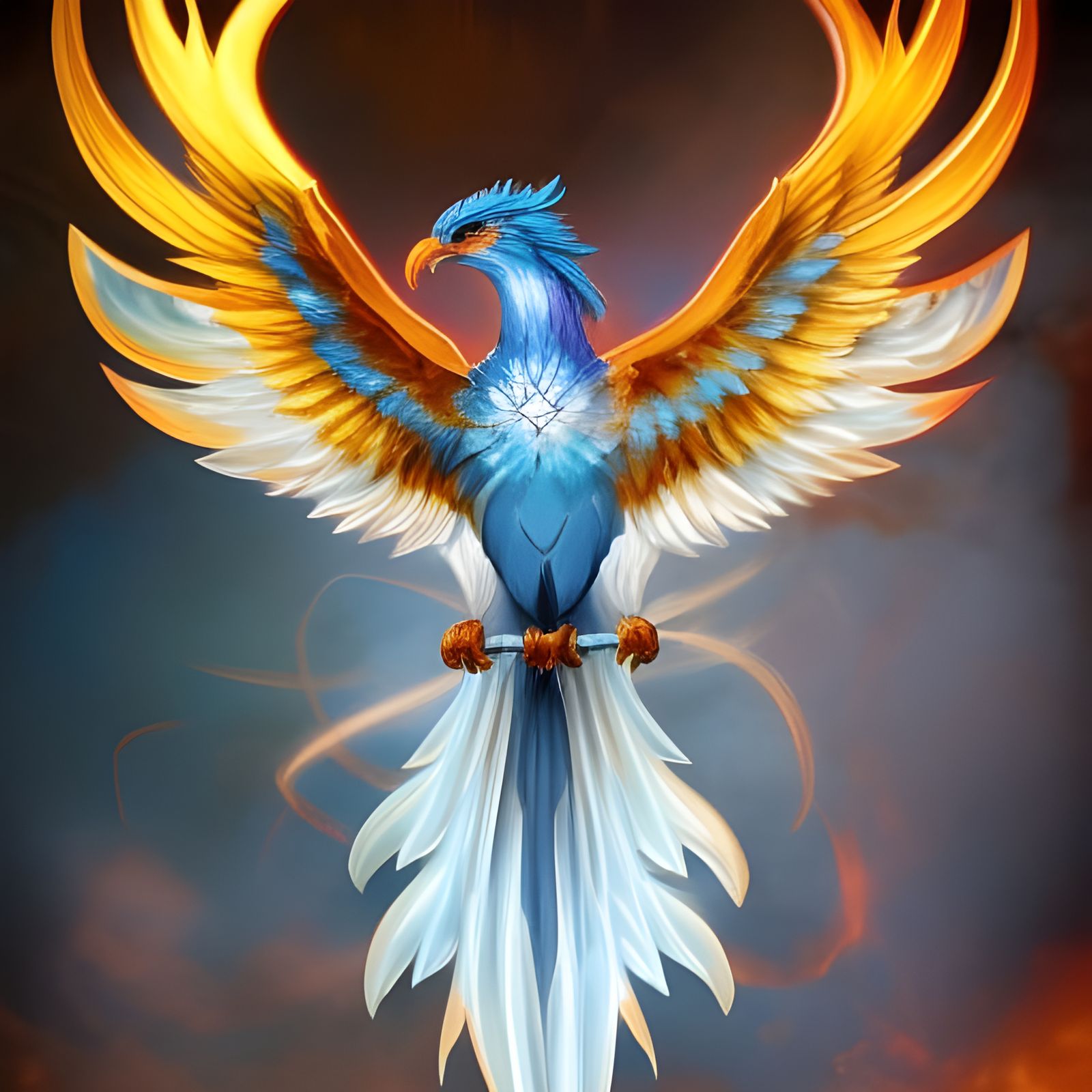 Spectacular Phoenix Bird of Ice and Fire