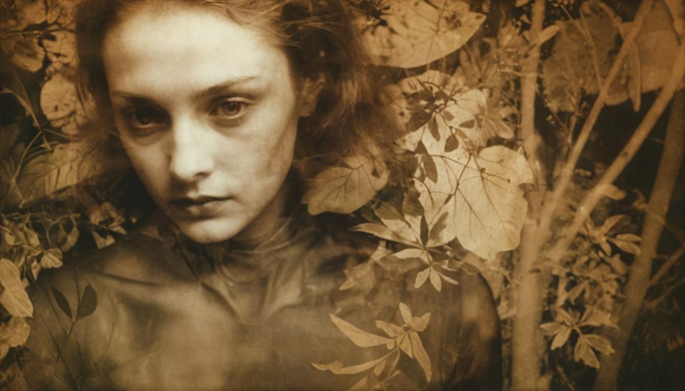 Experimental Plant Photogram in Richter Style