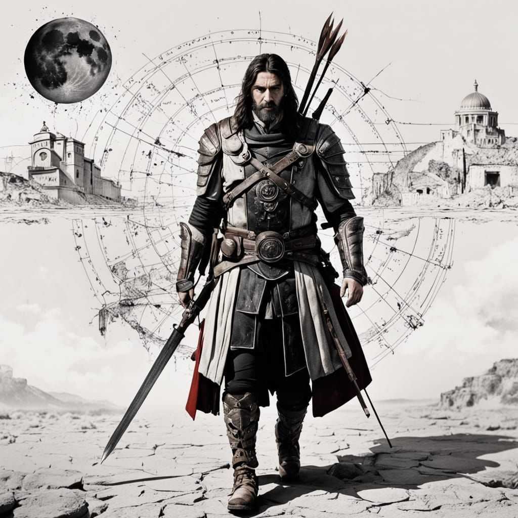 Mediator with Harmonious Appearance and Symbolic Tattoos