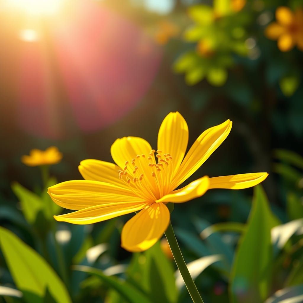 Hyper-Realistic Indonesian Garden Bloom in Ultra HD