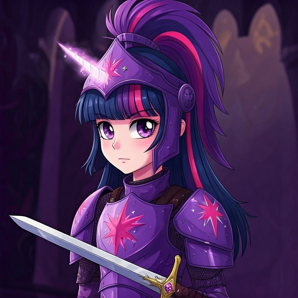 Human Princess Twilight Sparkle on Guard Duty