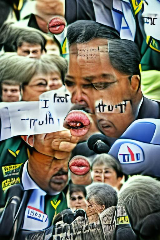 Surreal Portrait: An Honest Politician Emerges