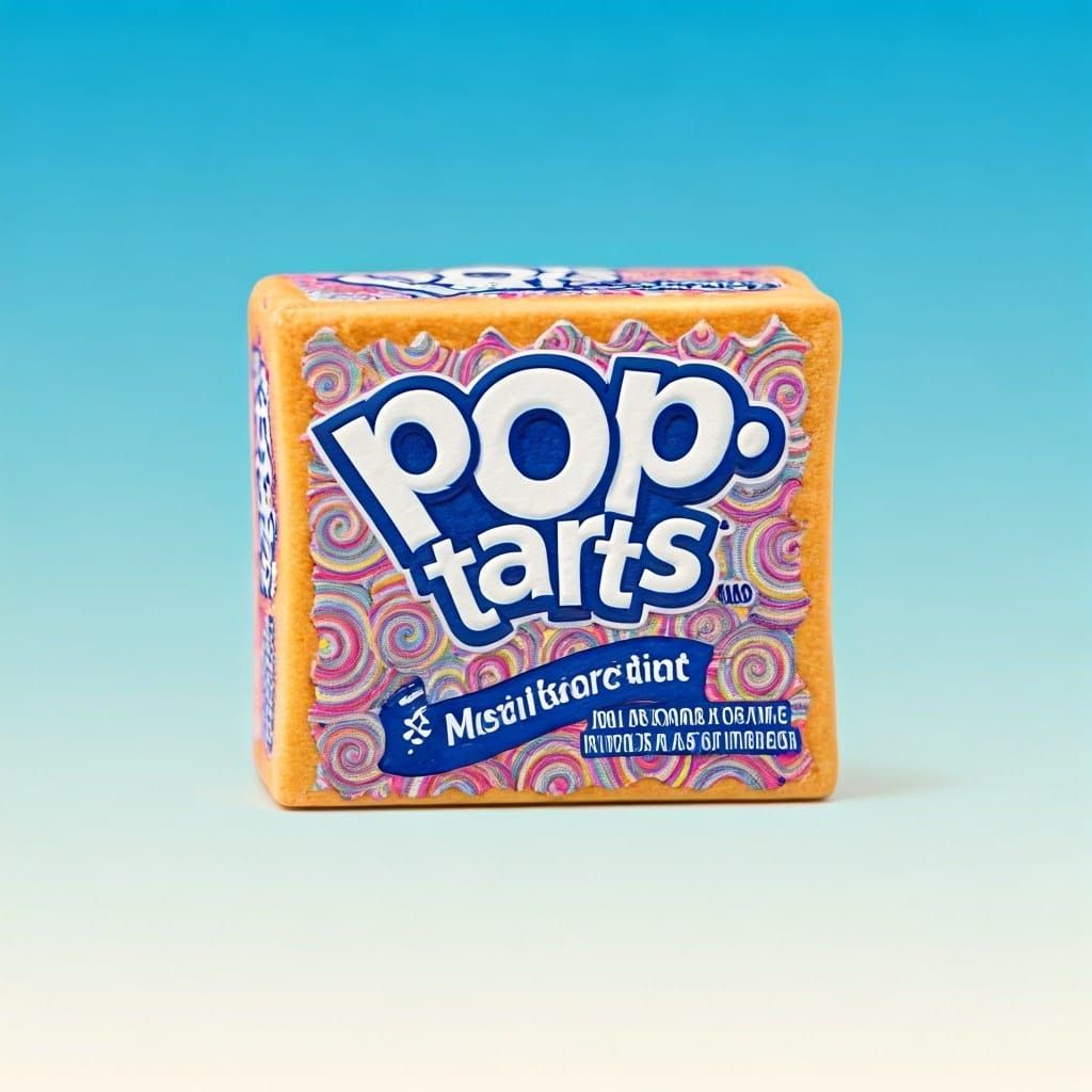 Whimsical Pop-Tarts Box in Dreamy Digital Art