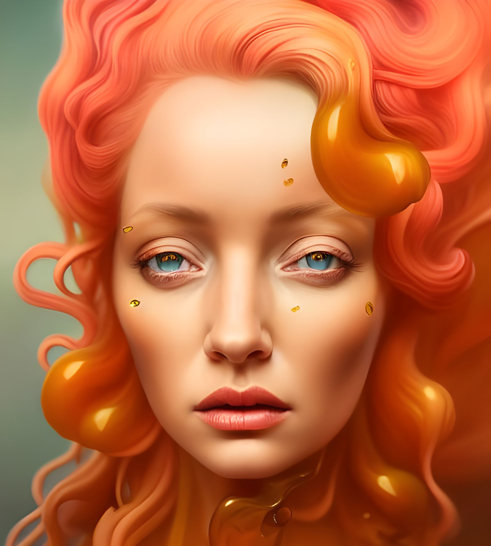 Queen of Honey Portrait in Dittmann Style