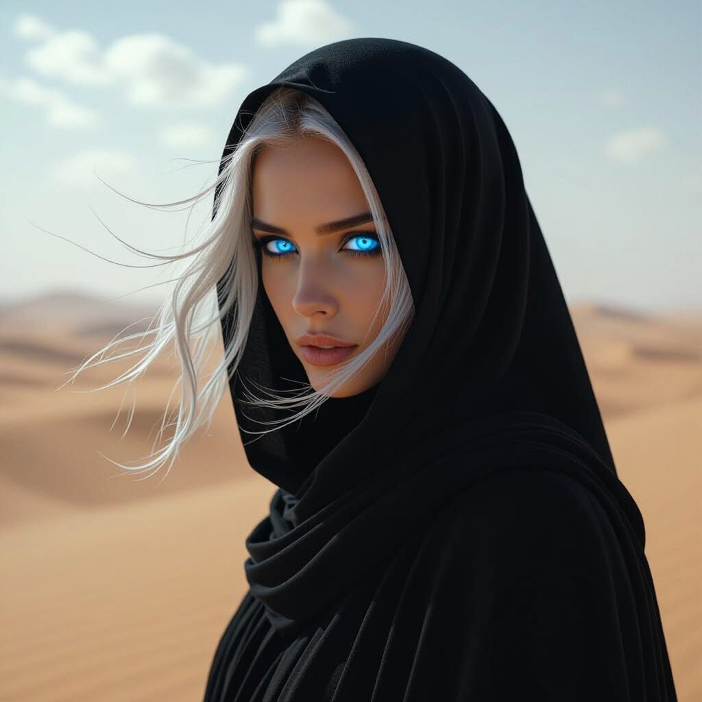 Bene Gesserit Acolyte on Arrakis in Film Still