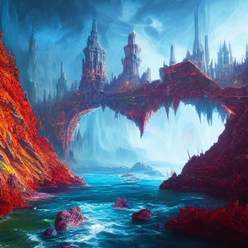 Abstract Time Perception in Detailed Matte Painting