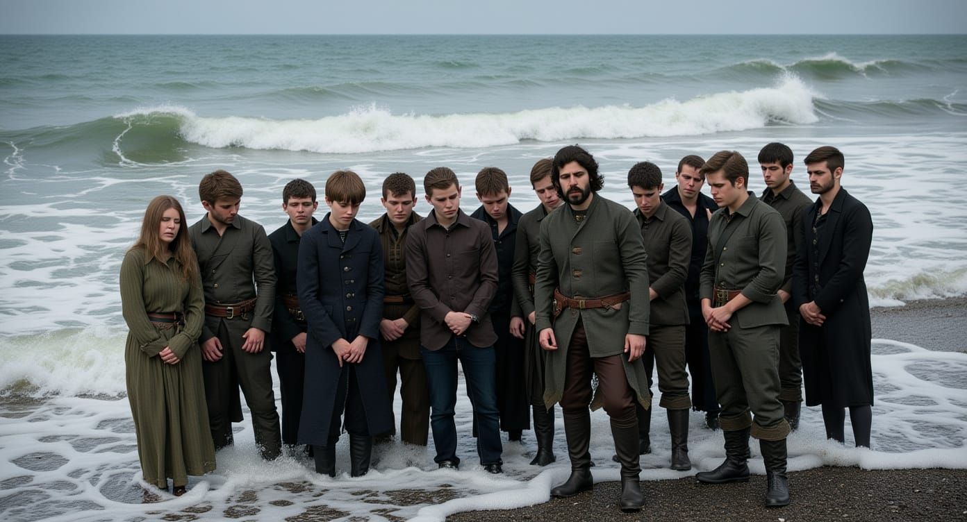 Heroes Confronting a Violent, Boiling Sea