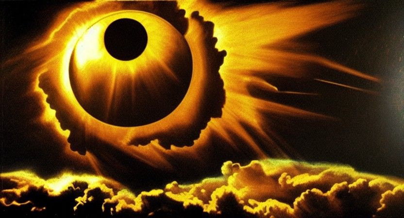 Earth's Destruction: Caravaggio-Style Apocalypse