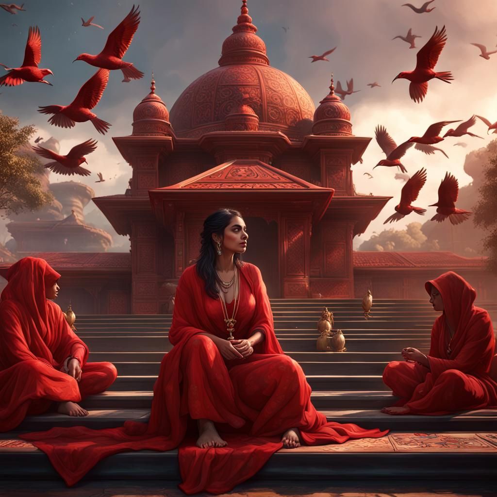 Shakuntala in Dark Fantasy Style, 8k Resolution