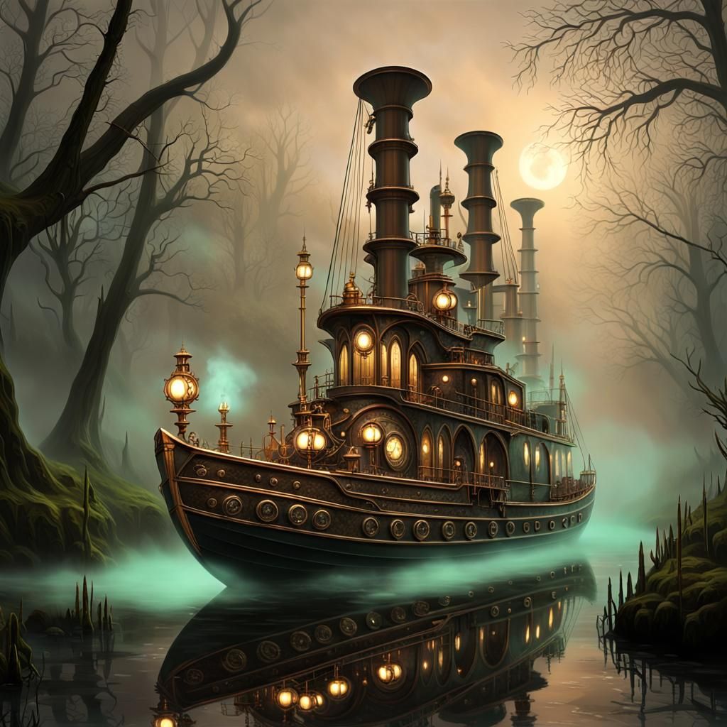 steampunk boat
