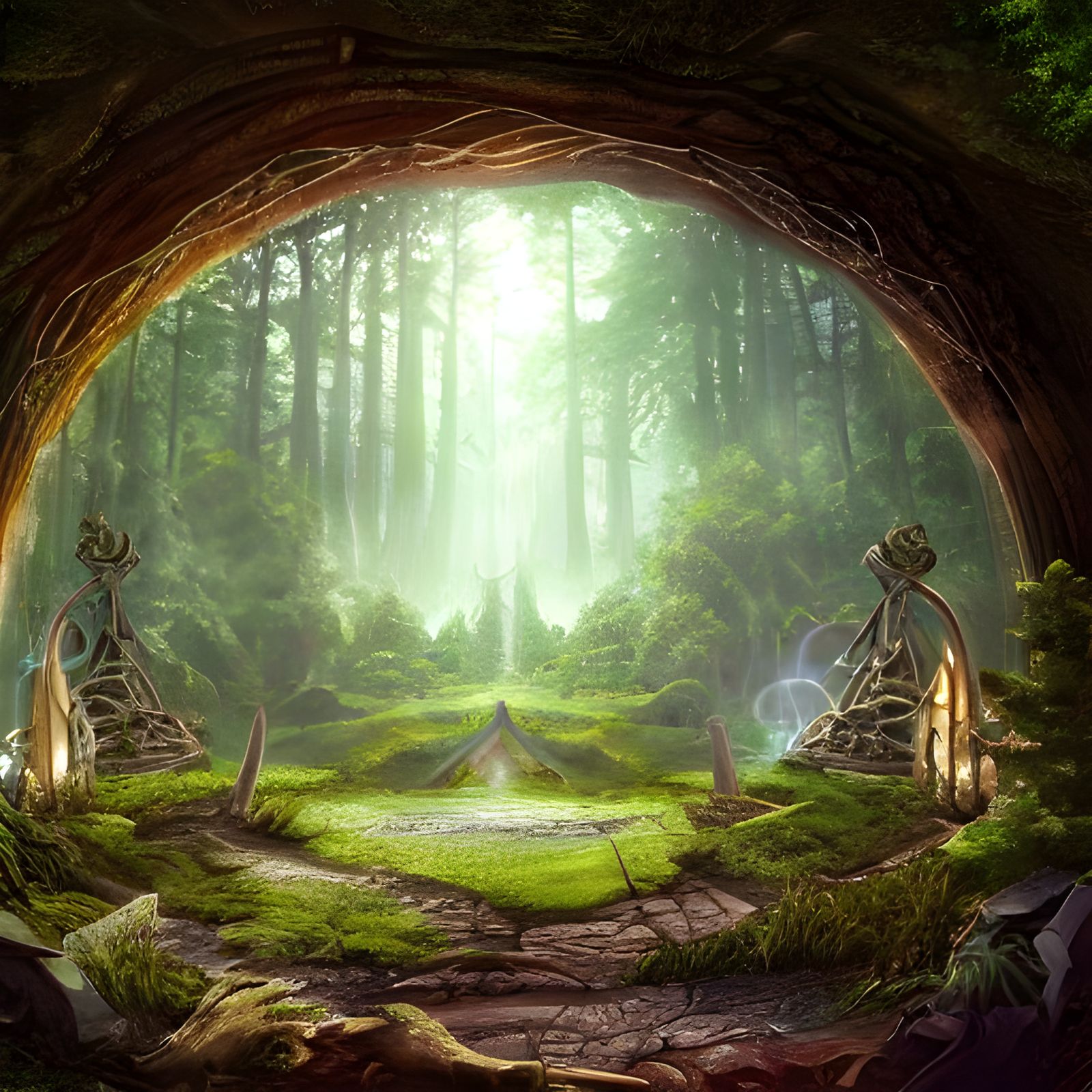 Gateway to the magic forest