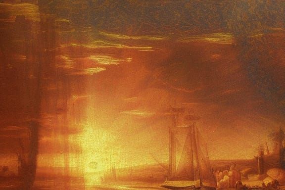 Renaissance Painting: Morning's Gentle Light