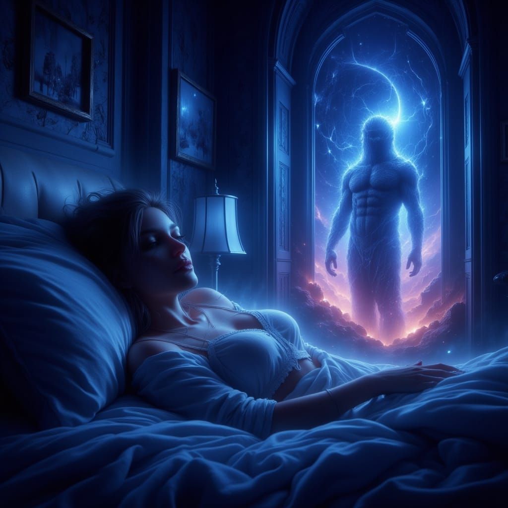 Dreamlike Wattpad Cover: Girl Sleeping Between Realities