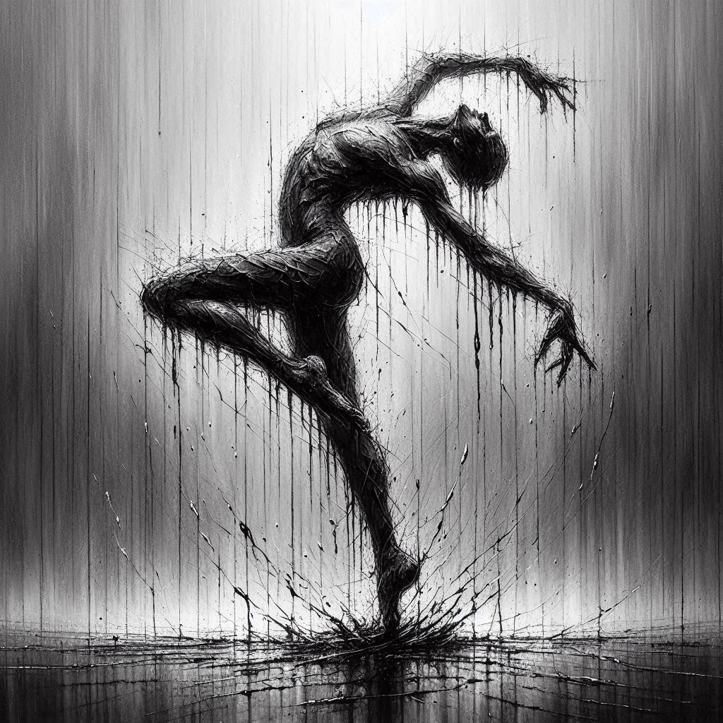 Classic Charcoal Drawing