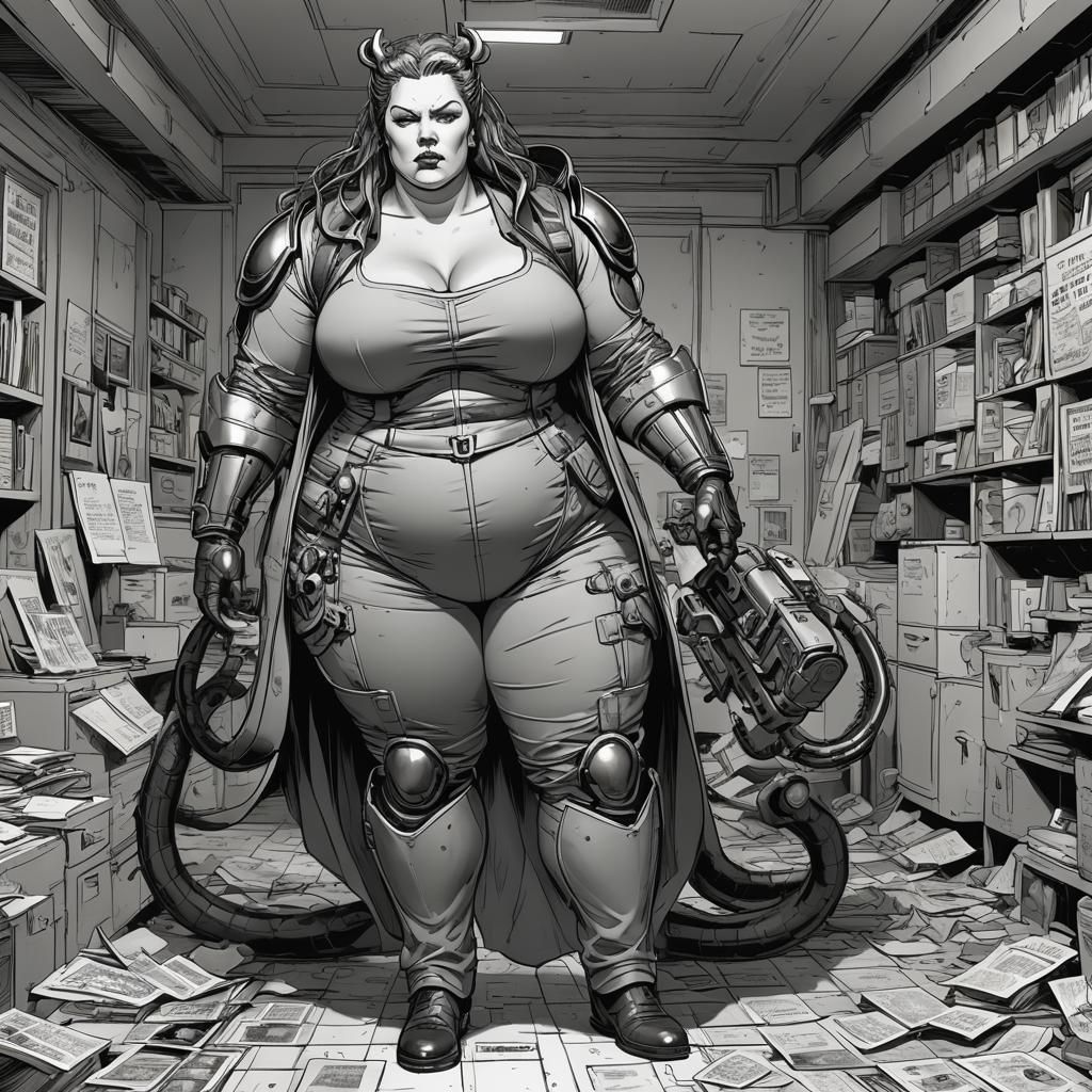 Surreal Cybernetic Princess Plays Nautilus Lute