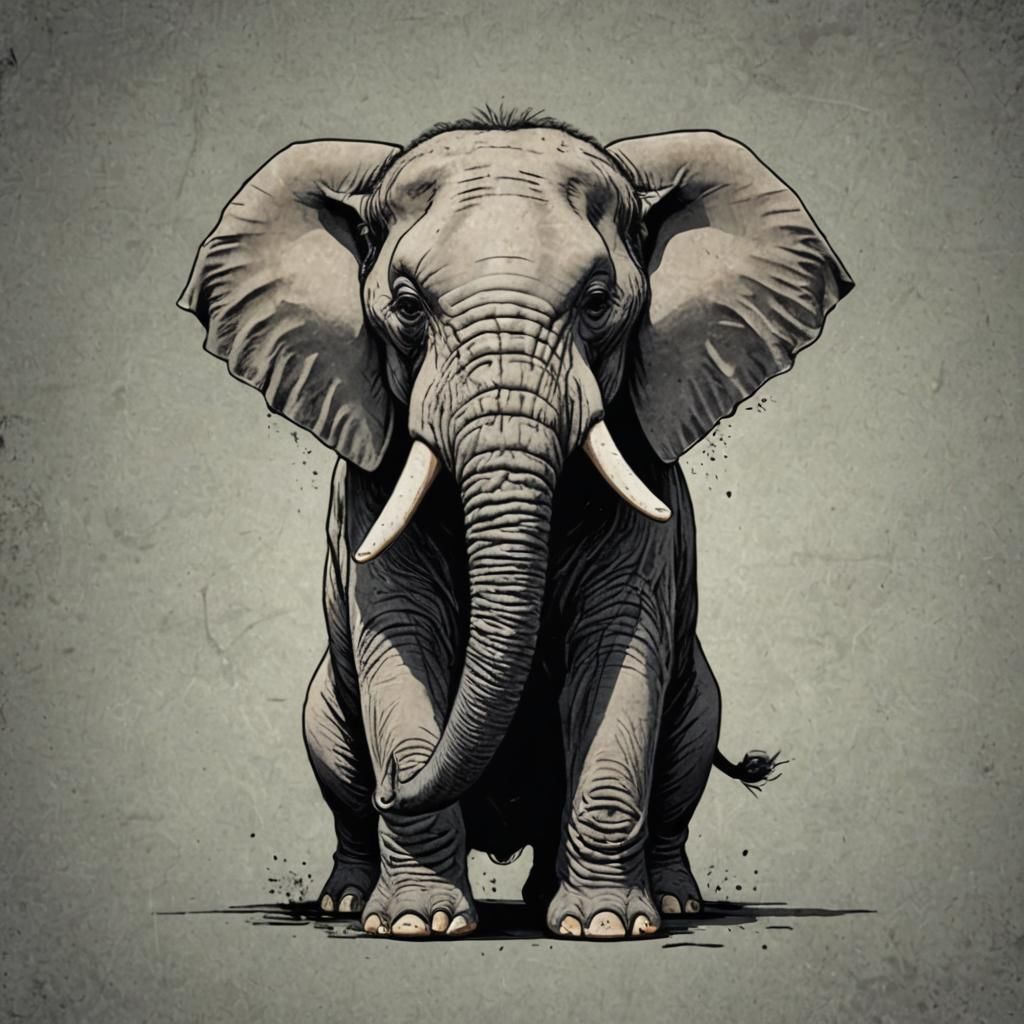 Furious Gangster Elephant