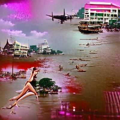 Post-Nuclear Bangkok: Apocalyptic Scene