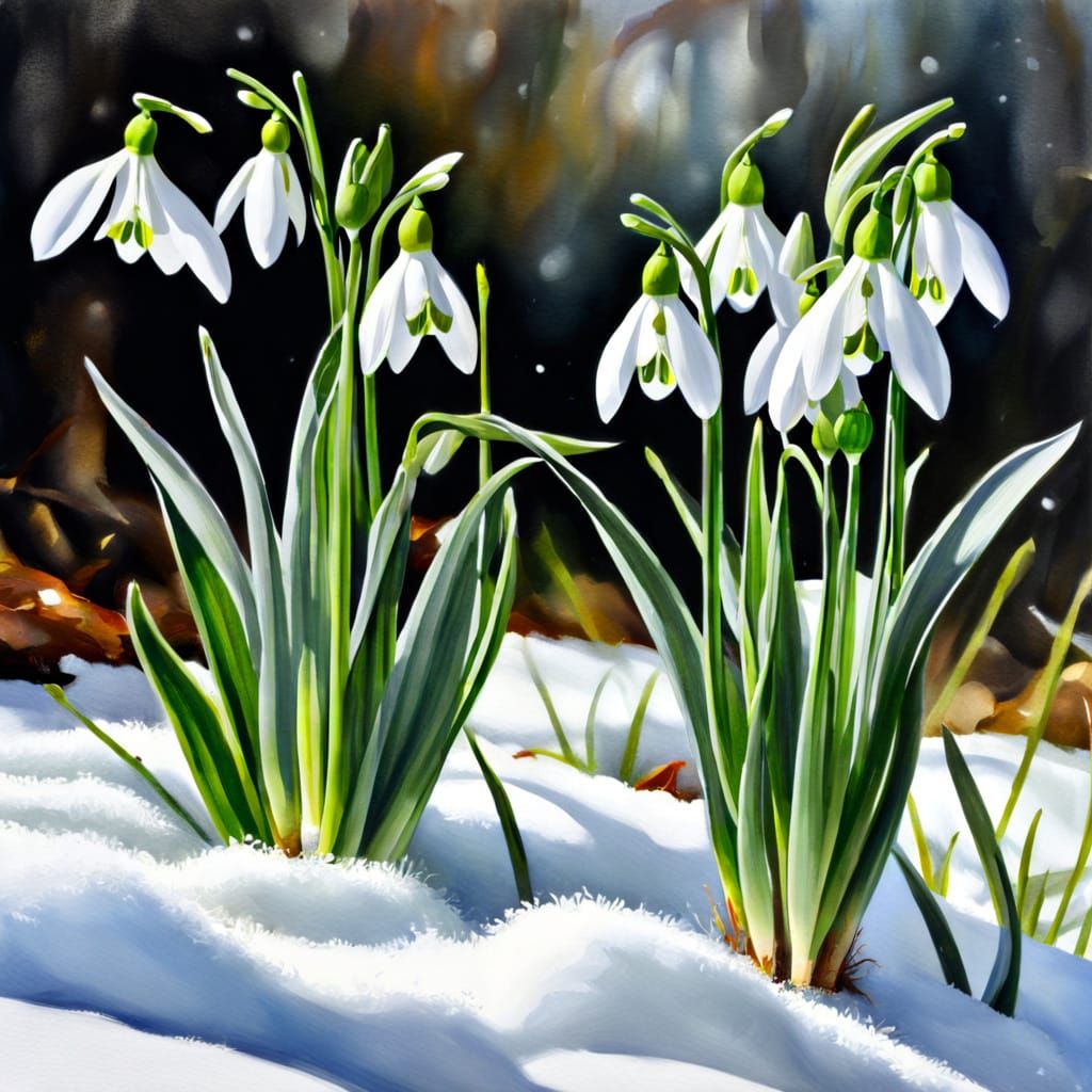 snowdrops