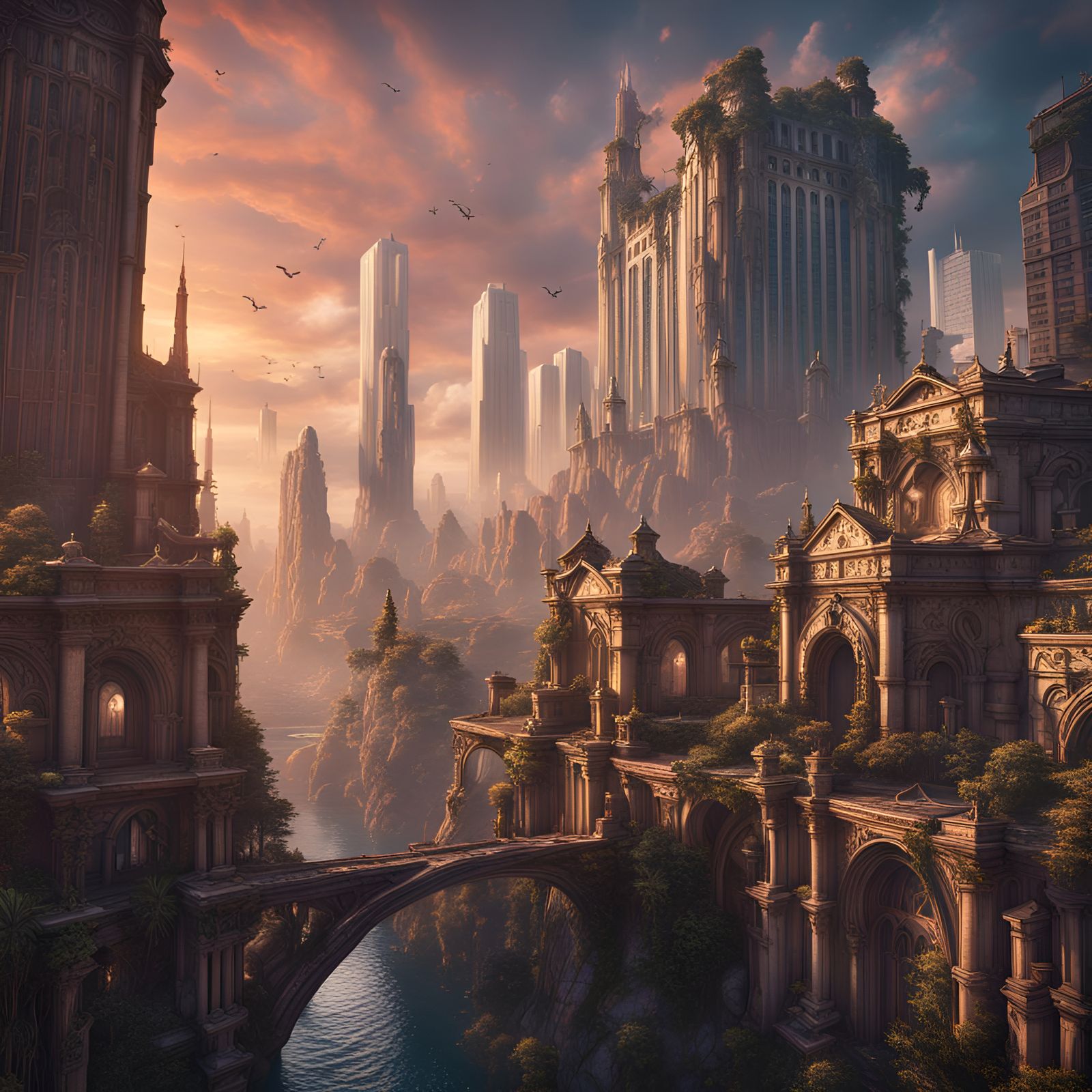 City of Angels: Detailed Matte Painting
