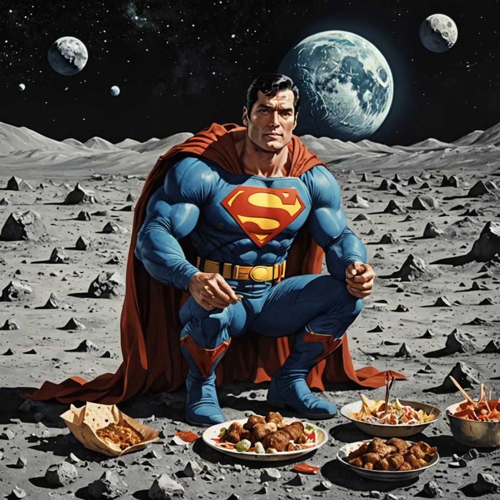 Superman's Lunar Kebab Feast