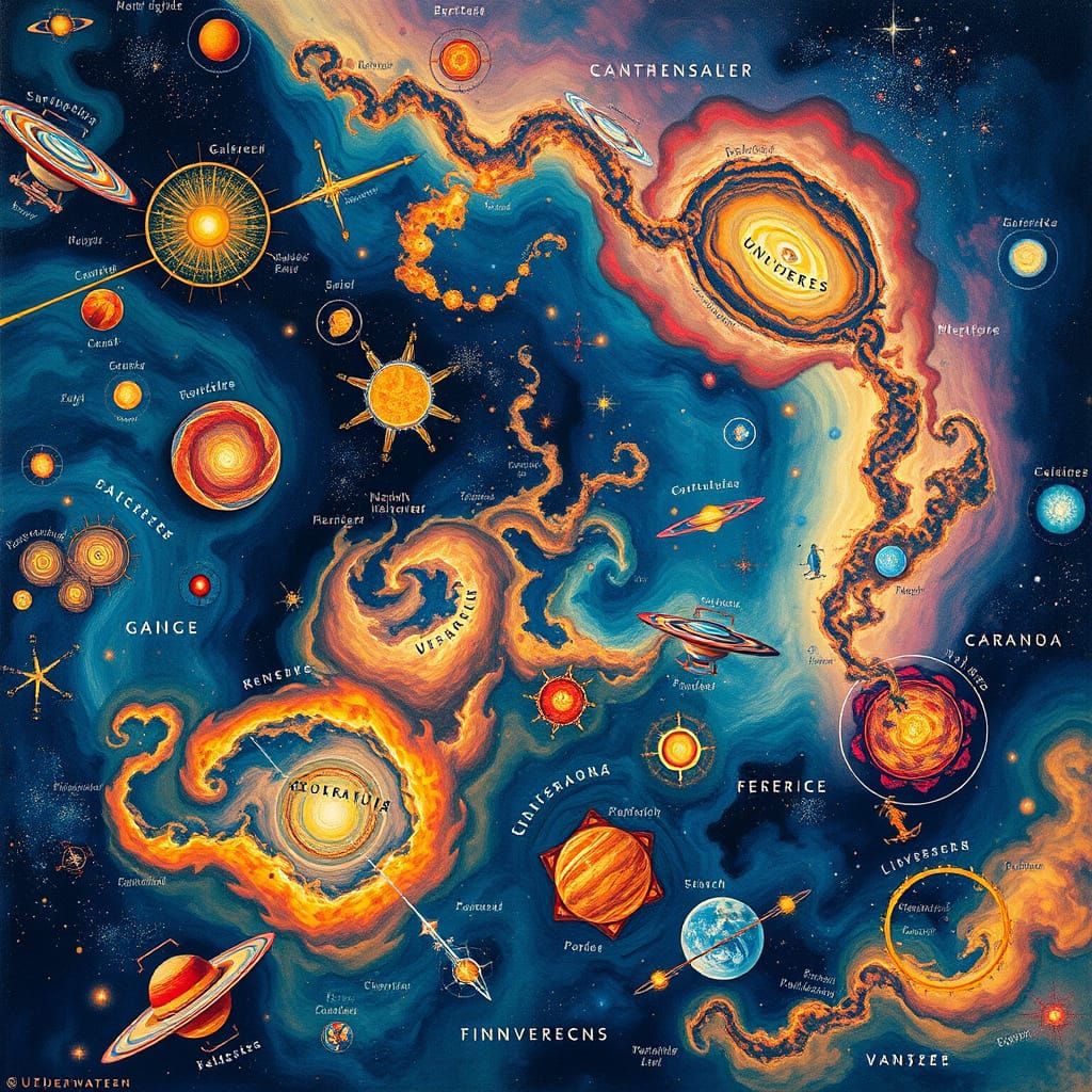 A Vibrant Map of the Universe, Energy, and Mass