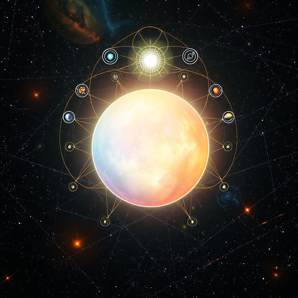 La Madre: Cosmic Entity Radiating Energy in Rothko Style