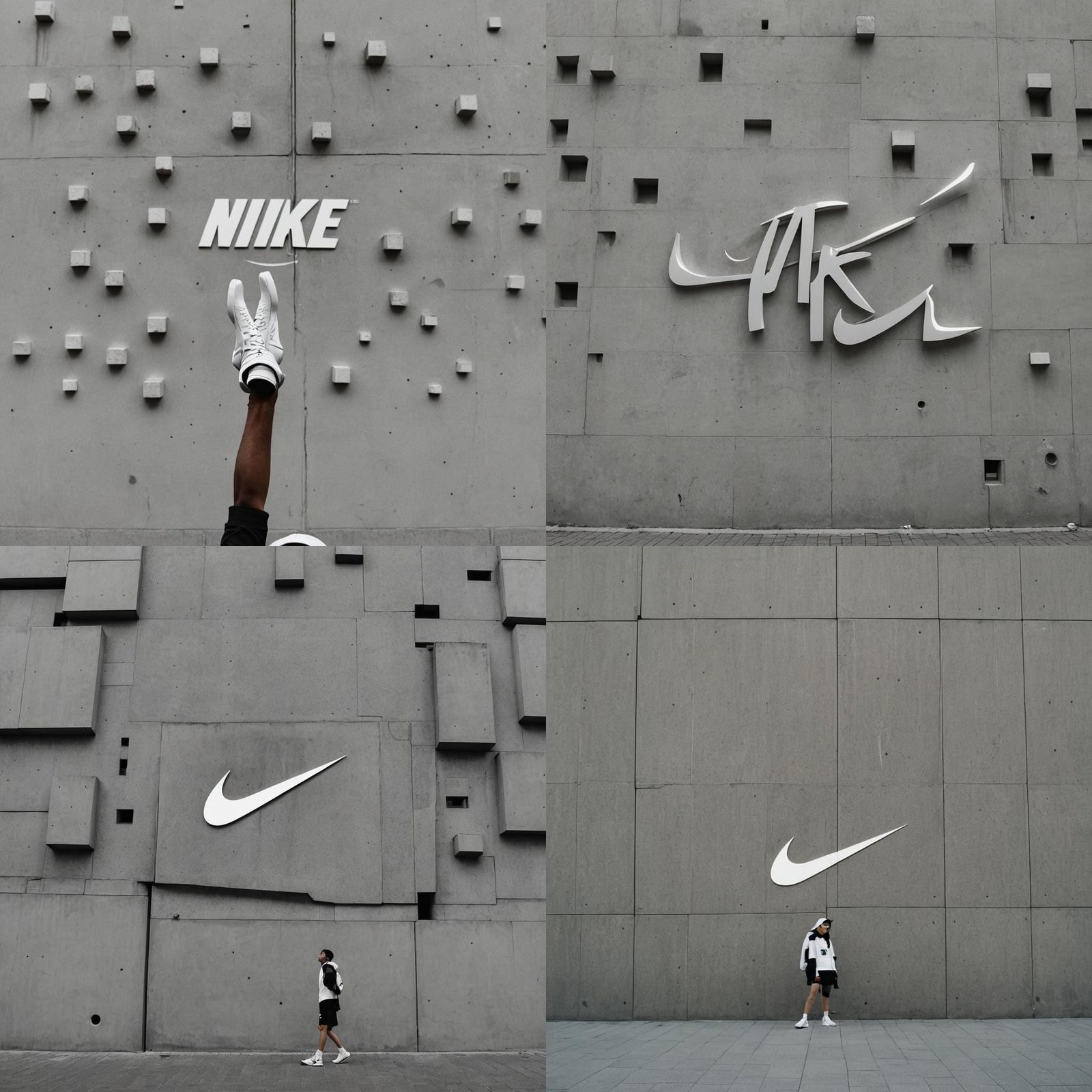 Nike Logo with Bugs Bunny and Milky Way