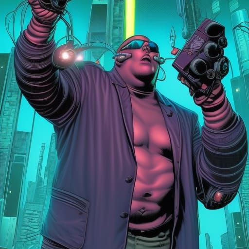 Fatboys Are Back 2023 in Cyberpunk Comic Art