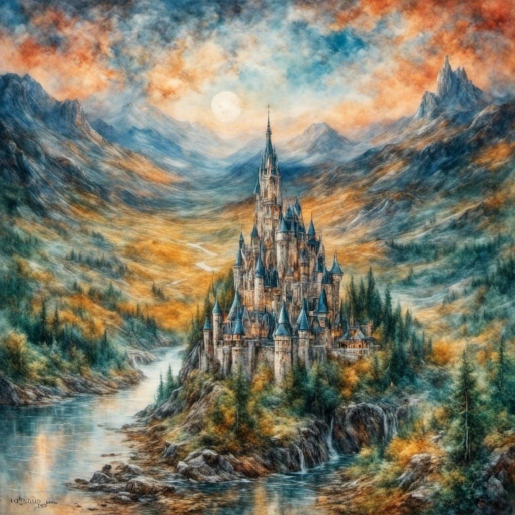 Figures Displaying Gothic Beauty and Ecstatic Joy