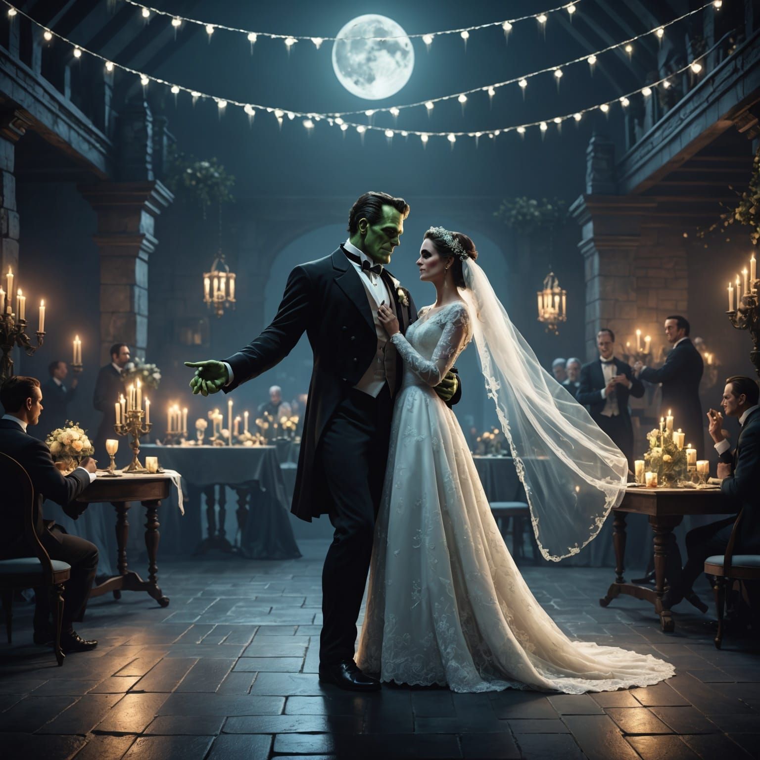 Frankenstein's Wedding: Dancing Under the Moonlight