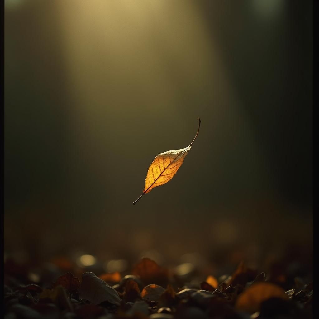Ephemeral Leaf: A Cinematic Study in Autumn