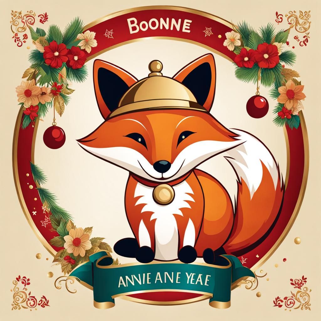 Fox Wishes 'Bonne Année' for 2024