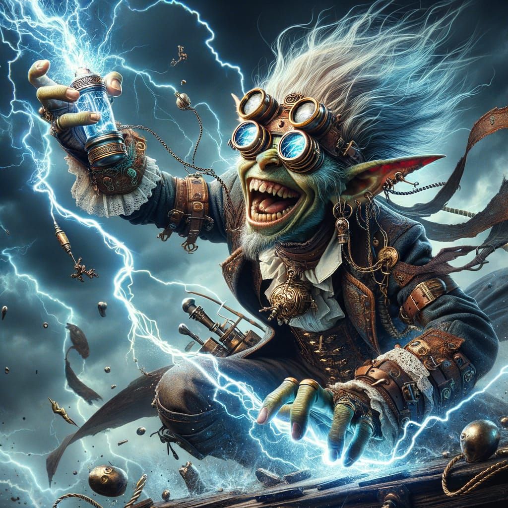 The Thunderous Invention of Grizzle Sparksprocket