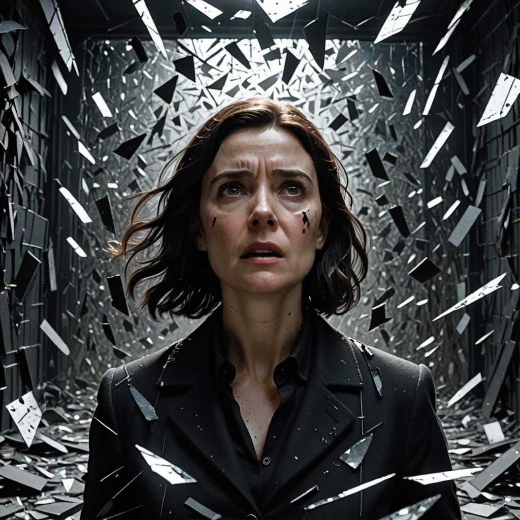 Fractured Reflections: The Woman in Black in Shards